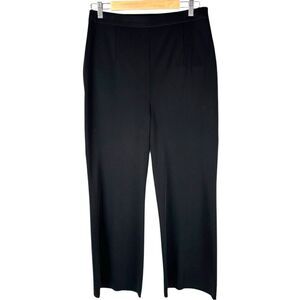 Misook Black Wide Leg Knit Pull-On Minimalist Office Pants Women’s petite XL